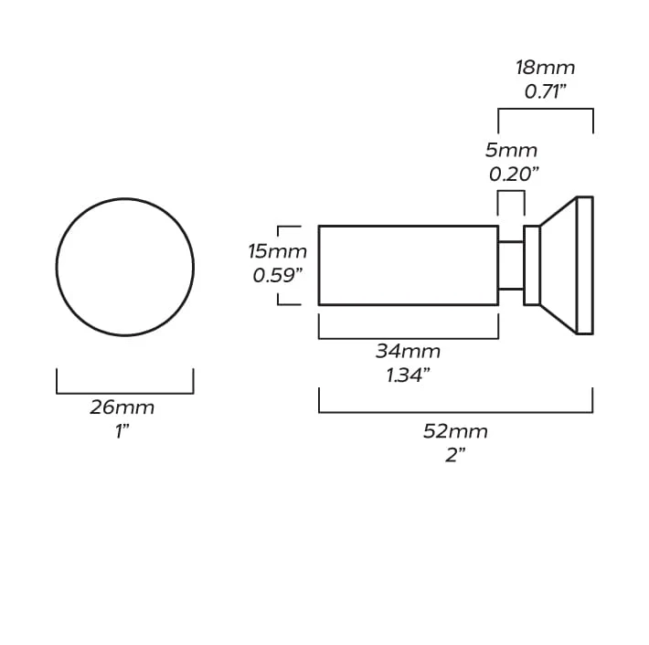 PULLMAN Circular Wall Hook - Brass - Image 5