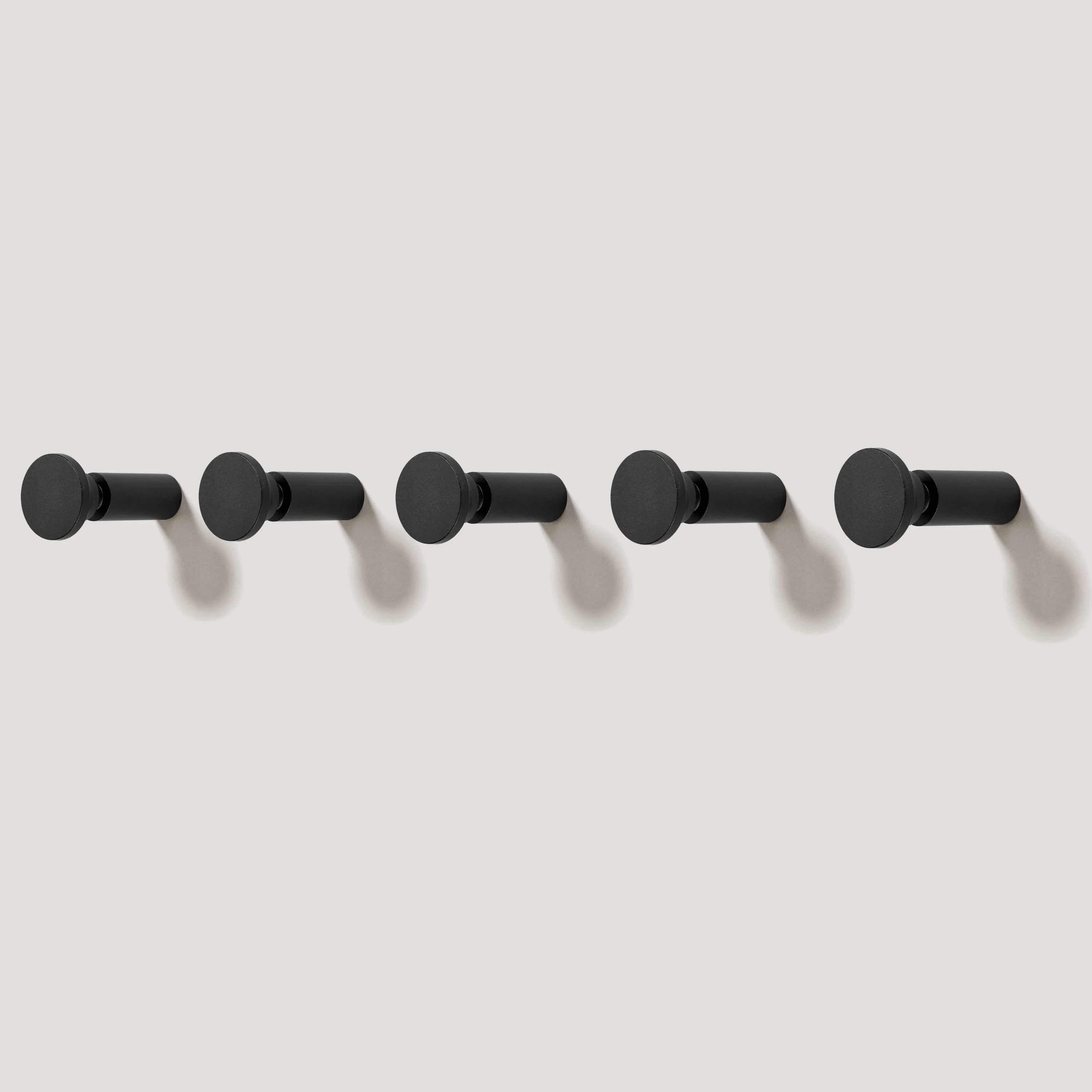PULLMAN Circular Wall Hook - Black - Image 4