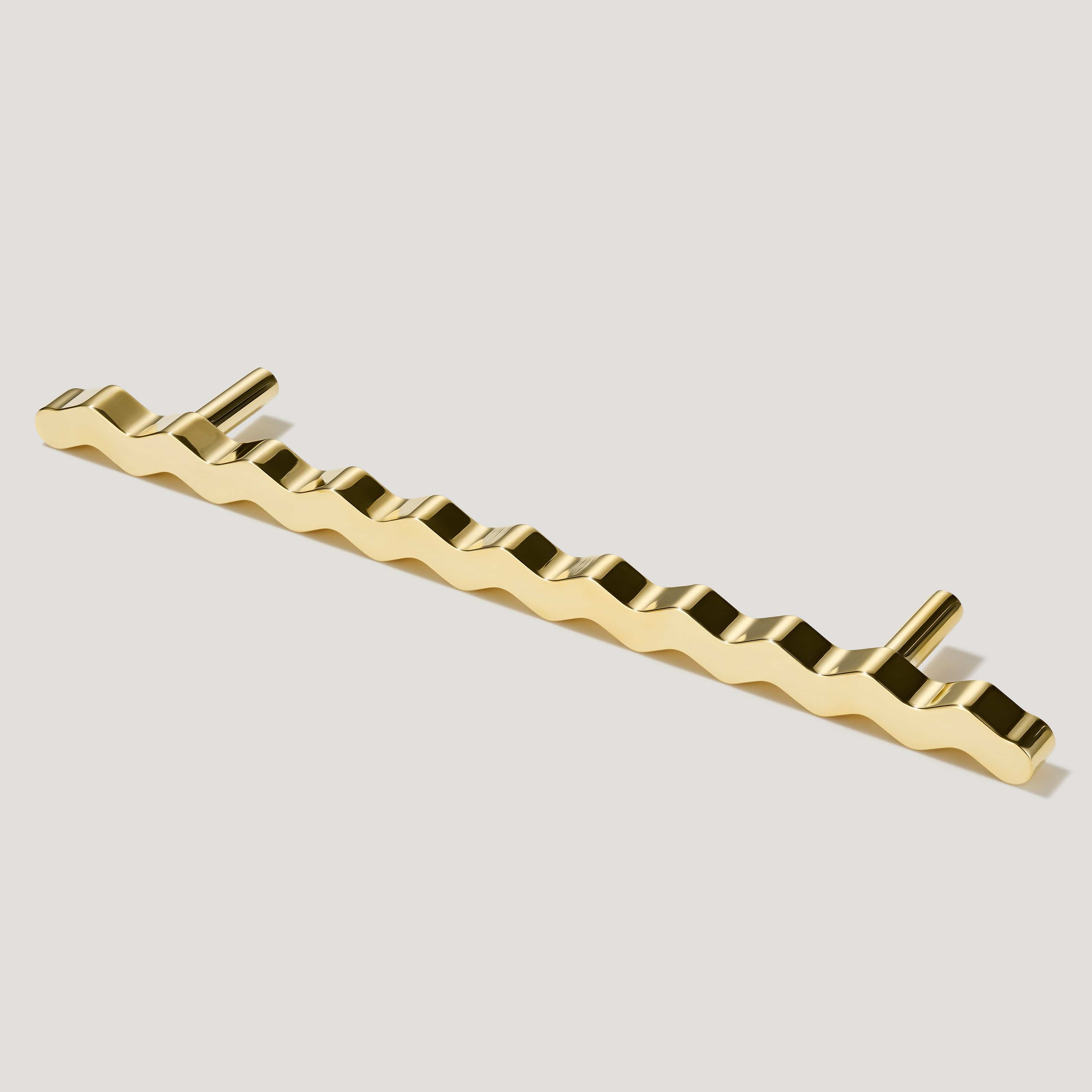 SQUIGGLE Pull - Unlacquered Brass - Image 3