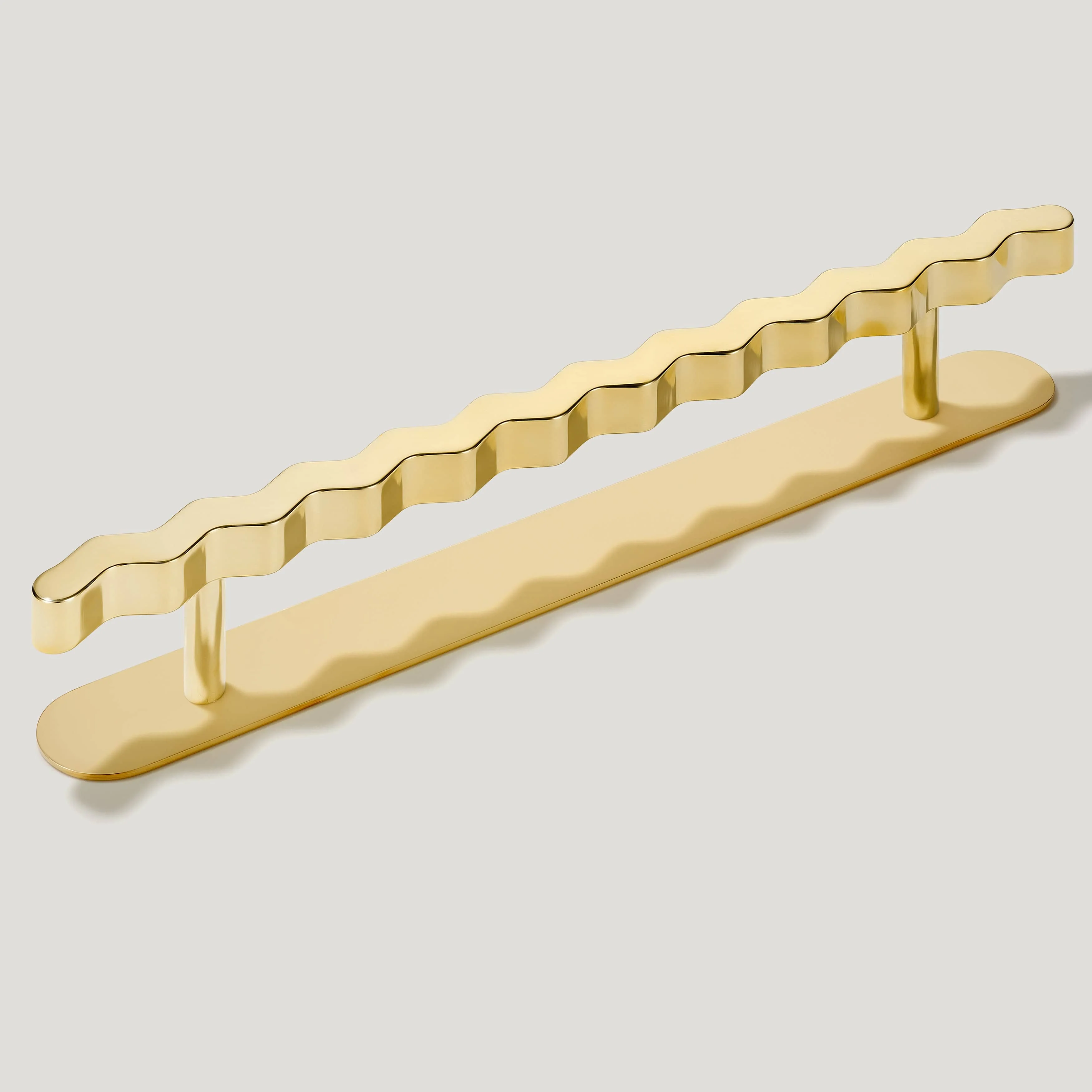 SQUIGGLE Pull - Unlacquered Brass - Image 4