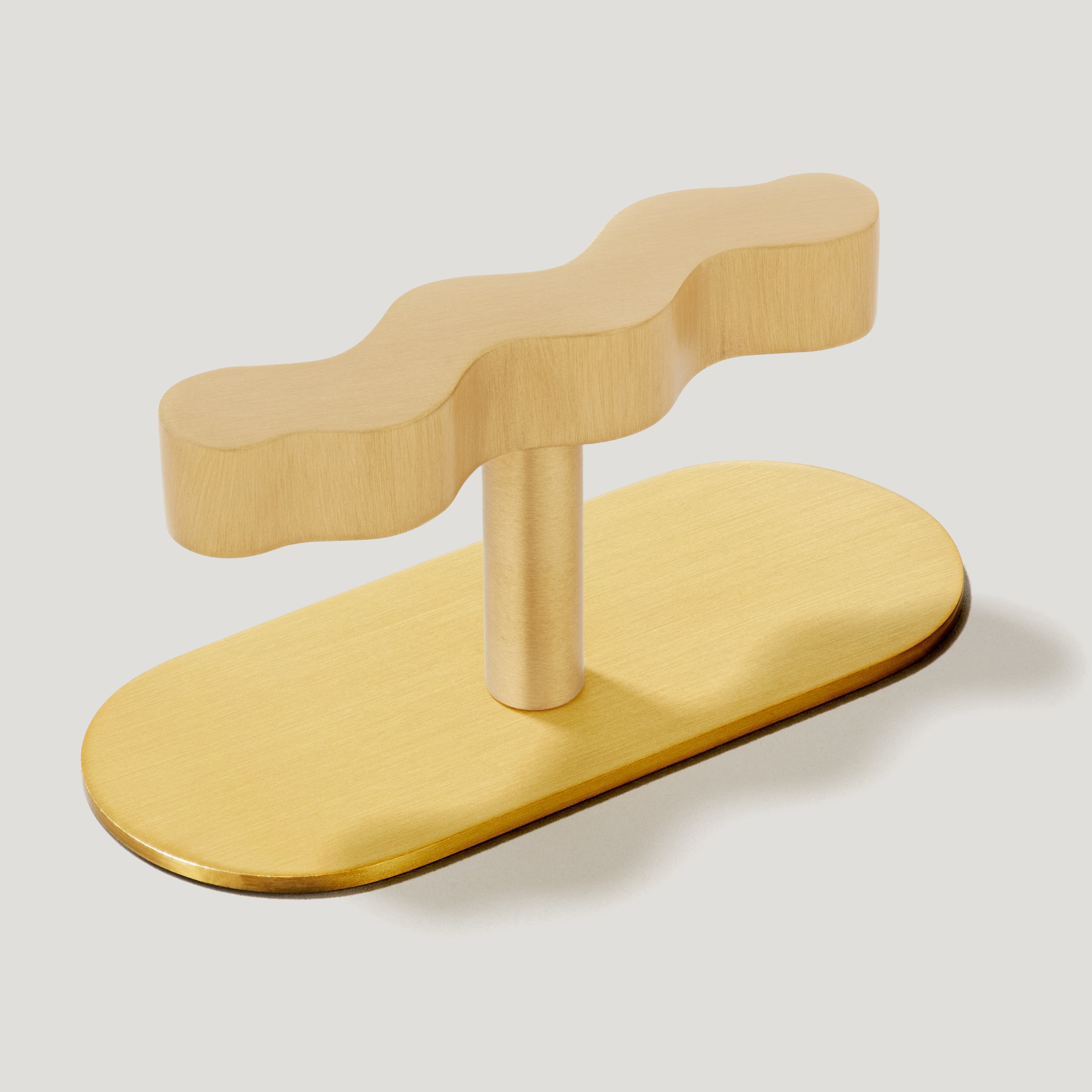 SQUIGGLE Single T Pull - Brass - Image 4